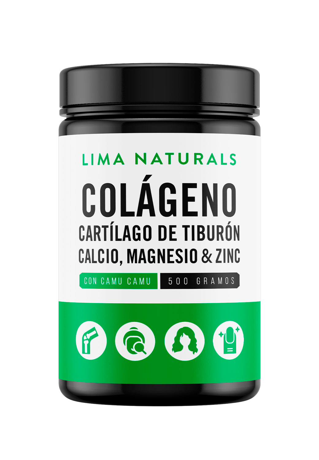 Colágeno Hidrolizado con Cartílago de Tiburón Lima Naturals 500 GR